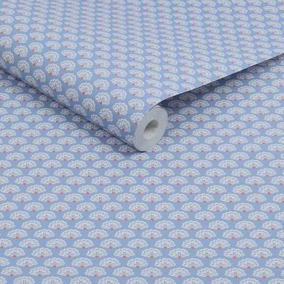 Shop blue Wallpaper Collection - Blue Geometric wallpaper roll