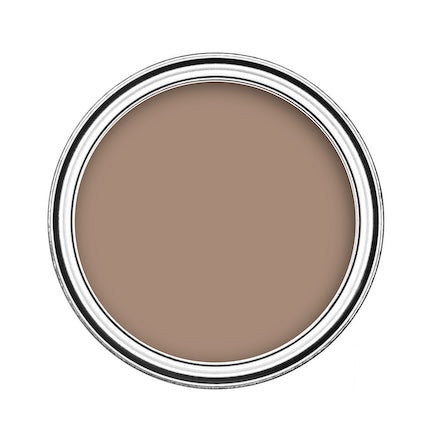 Shop Brown emulsion paint for walls & ceilings - Birds eye view of Brown emulsion paint in tin