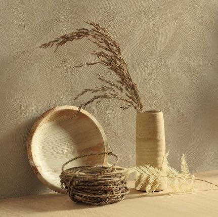 Dining Room Plain & Textured Wallpaper Collection - Casadeco riverside masaya wallpaper