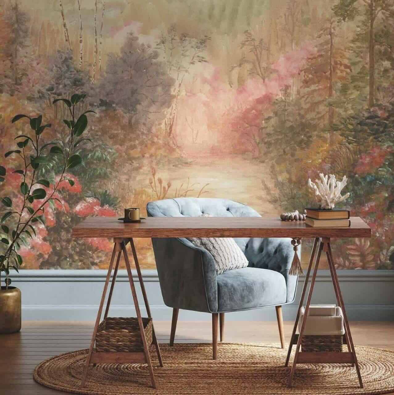 Office wall mural in office setting. Contact us