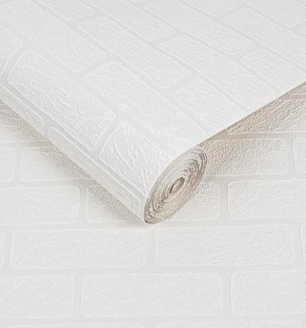 White Paintable Wallpaper Collection