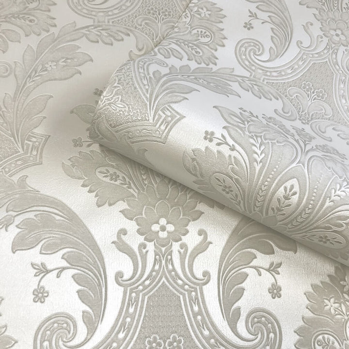 Belgravia Amara Damask Cream Wallpaper - 7369