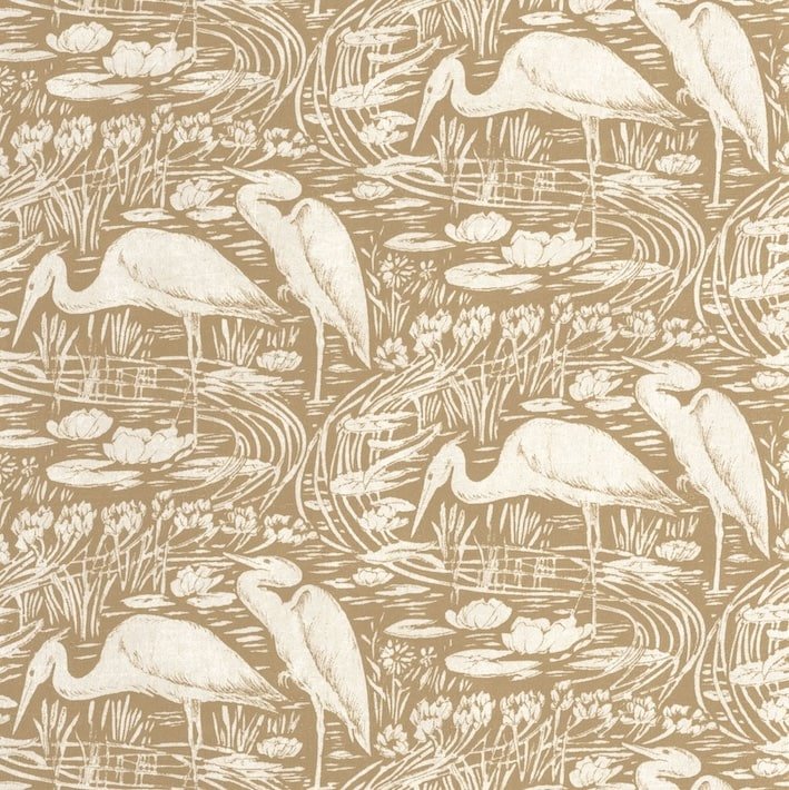 - Casadeco Babylone Euphrate Beige raphia Wallpaper - BBLN89731961 - Decor Warehouse