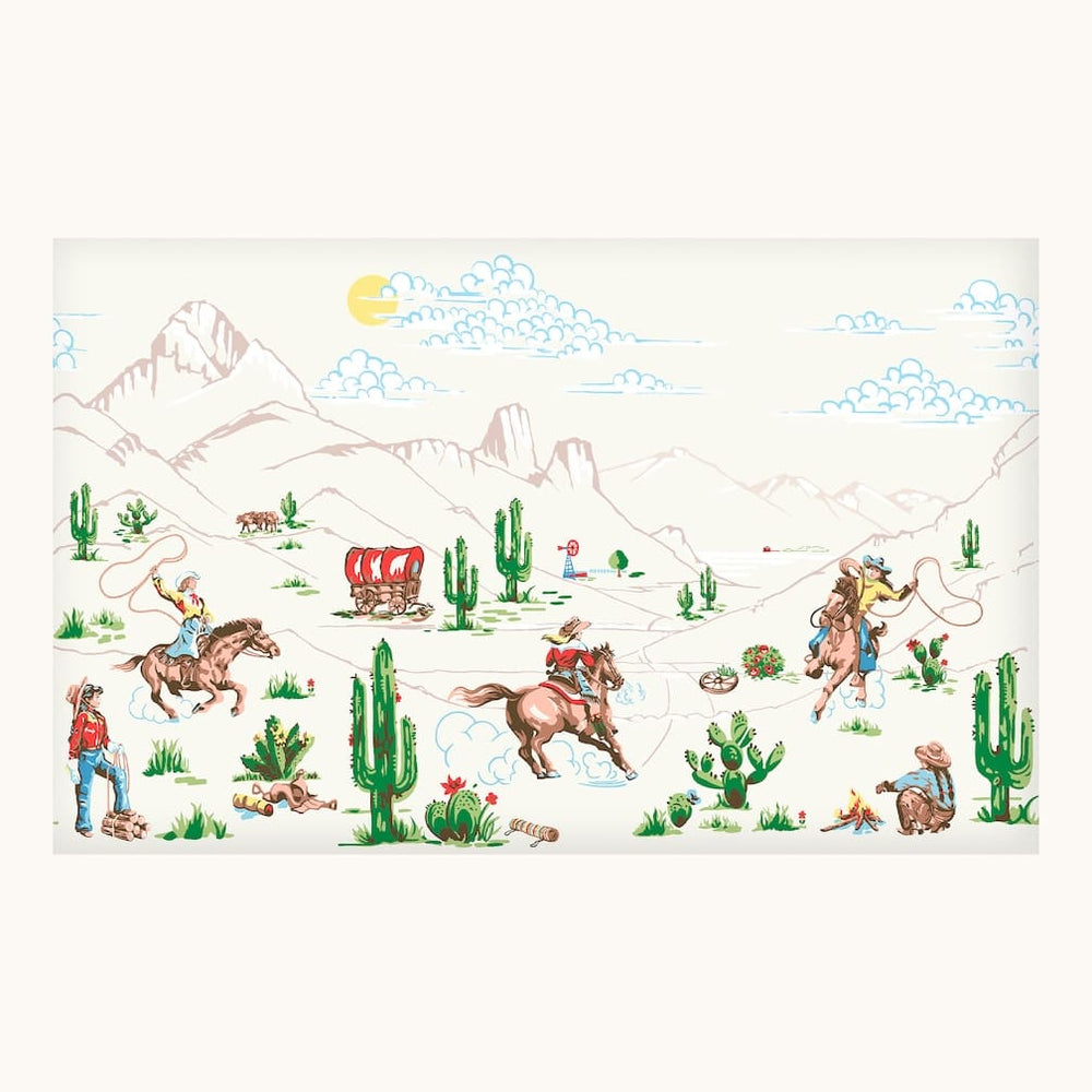 Cath Kidston Cowgirls Multi Wall Mural - 127718M