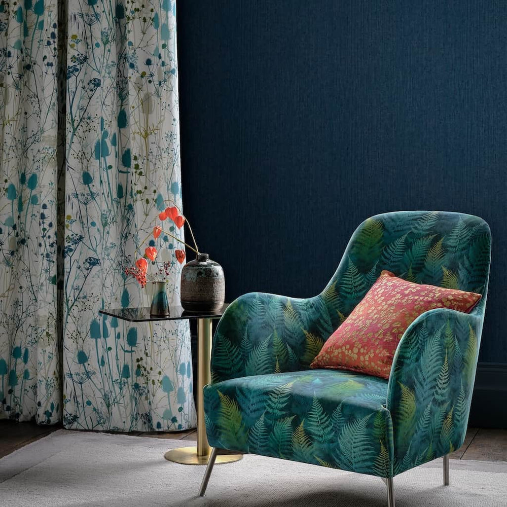 - Clarissa Hulse Tisbury French Navy Wallpaper - 120379 - Decor Warehouse