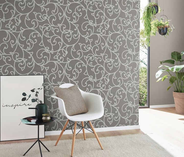 Erismann Forte Geometric Brown Wallpaper - 10467 - 11