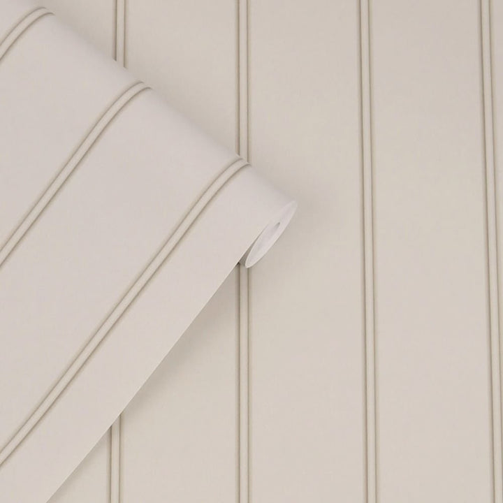 - Laura Ashley Chalford Wood Panelling Dove Grey Wallpaper - 122759 - Decor Warehouse