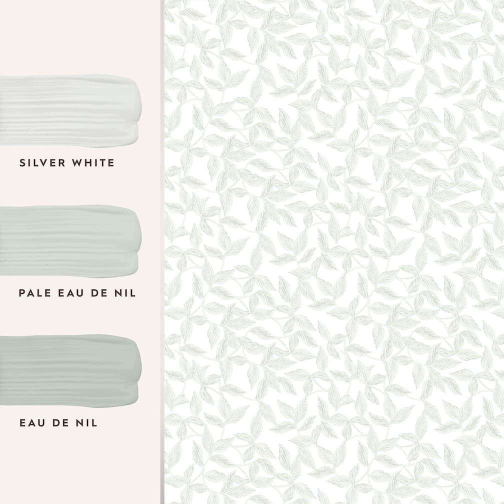 Laura Ashley Erwood Pale Eau de Nil Wallpaper - 115265