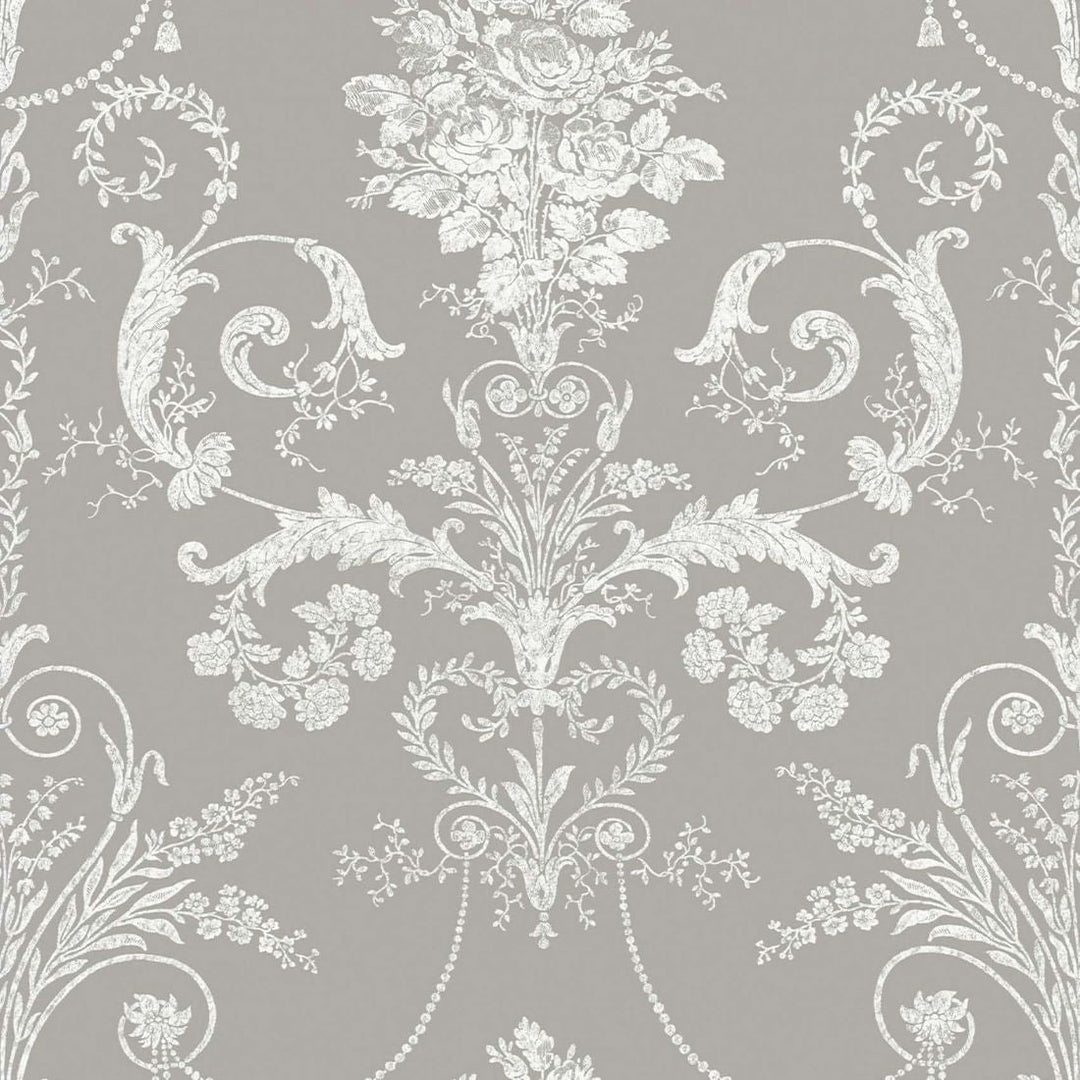 - Laura Ashley Josette Steel Wallpaper - 113383 - Decor Warehouse