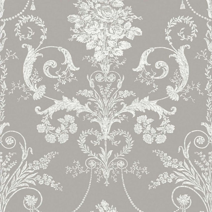 - Laura Ashley Josette Steel Wallpaper - 113383 - Decor Warehouse