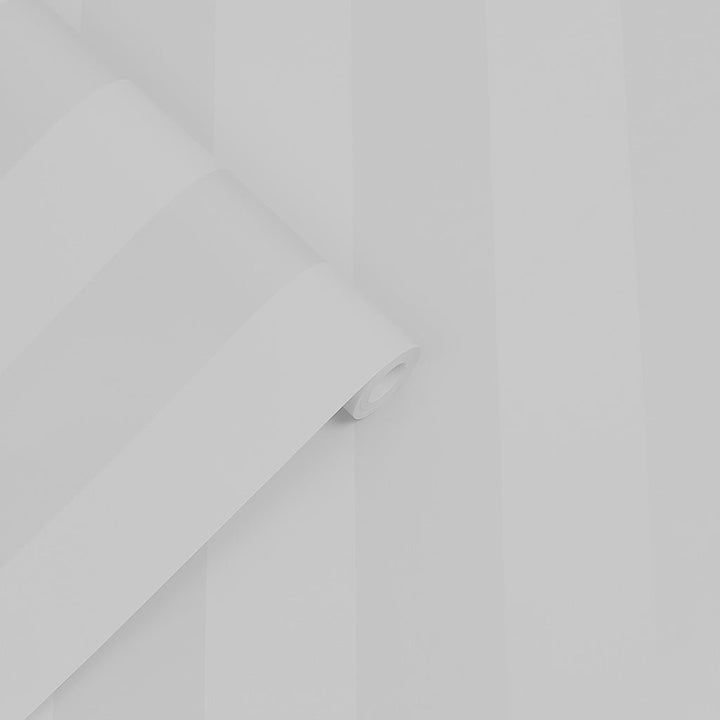 - Laura Ashley Lille Pearlescent Stripe Silver Wallpaper - 113338 - Decor Warehouse