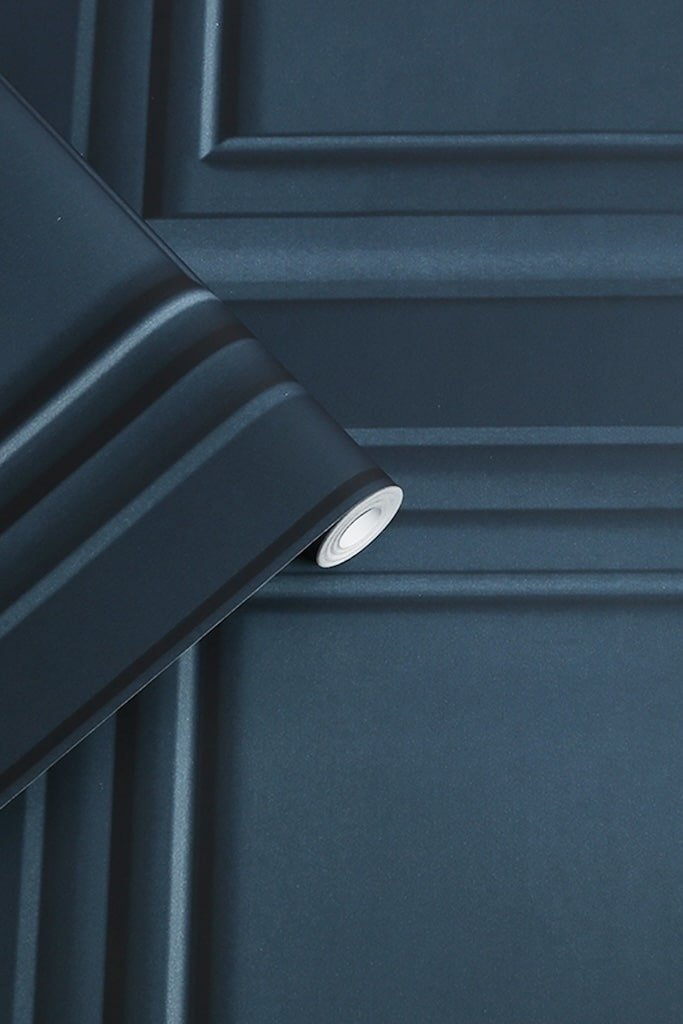 - Laura Ashley Redbrook Wood Panel Dark Seaspray Wallpaper - 114906 - Decor Warehouse