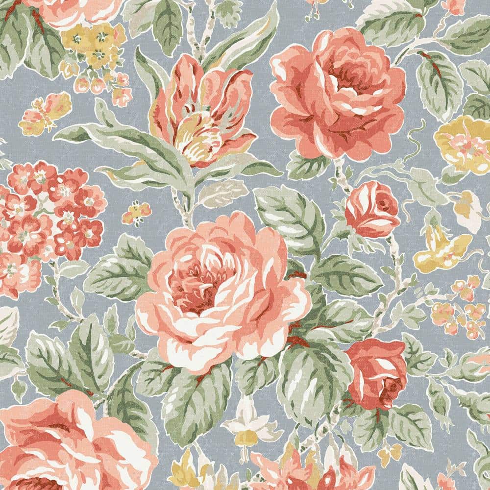 - Laura Ashley Wild Roses Ochre Yellow Wallpaper - 122753 - Decor Warehouse