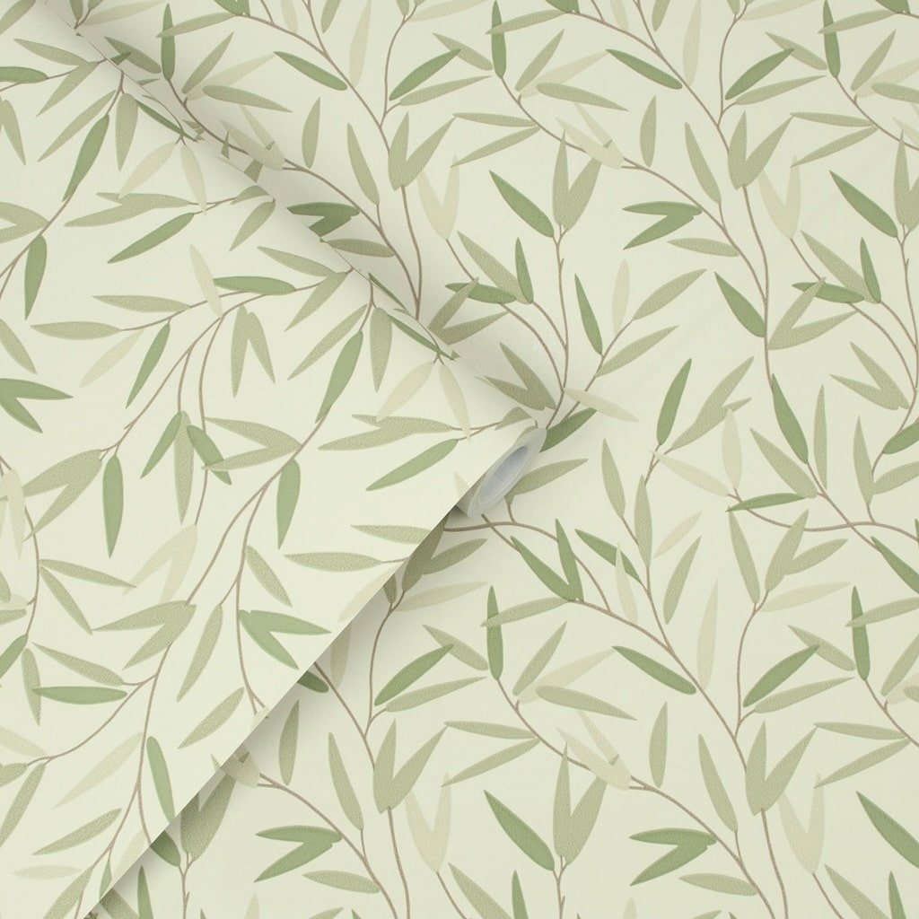 - Laura Ashley Willow Leaf Hedgerow Wallpaper - 113364 - Decor Warehouse
