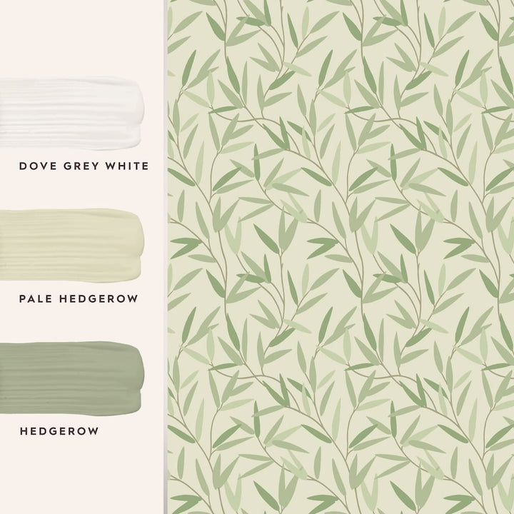 Laura Ashley Willow Leaf Hedgerow Wallpaper - 113364