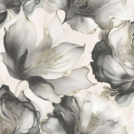 Black Floral Wallpaper Collection
