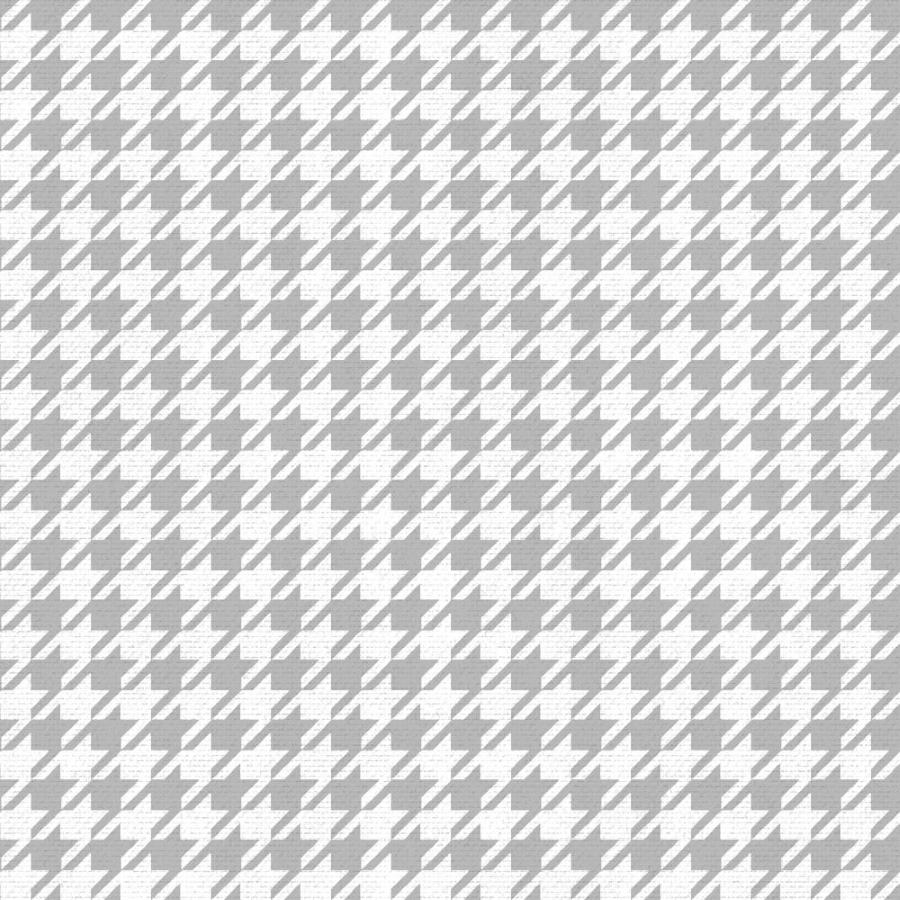 - Muriva Houndstooth Geometric Silver/White Metallic Wallpaper - 179502 - Decor Warehouse