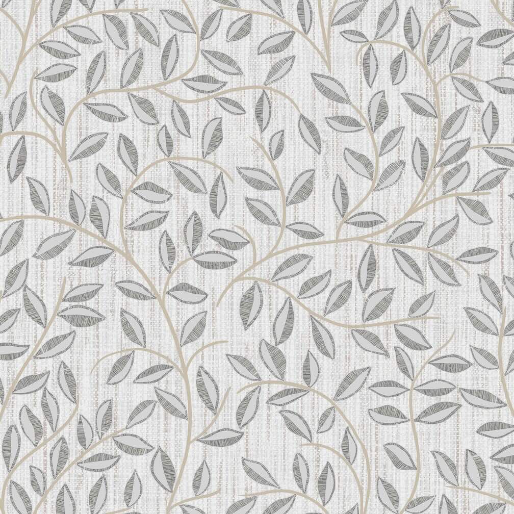 Superfresco Easy Linden Willow Leaf Mocha Wallpaper - 140047