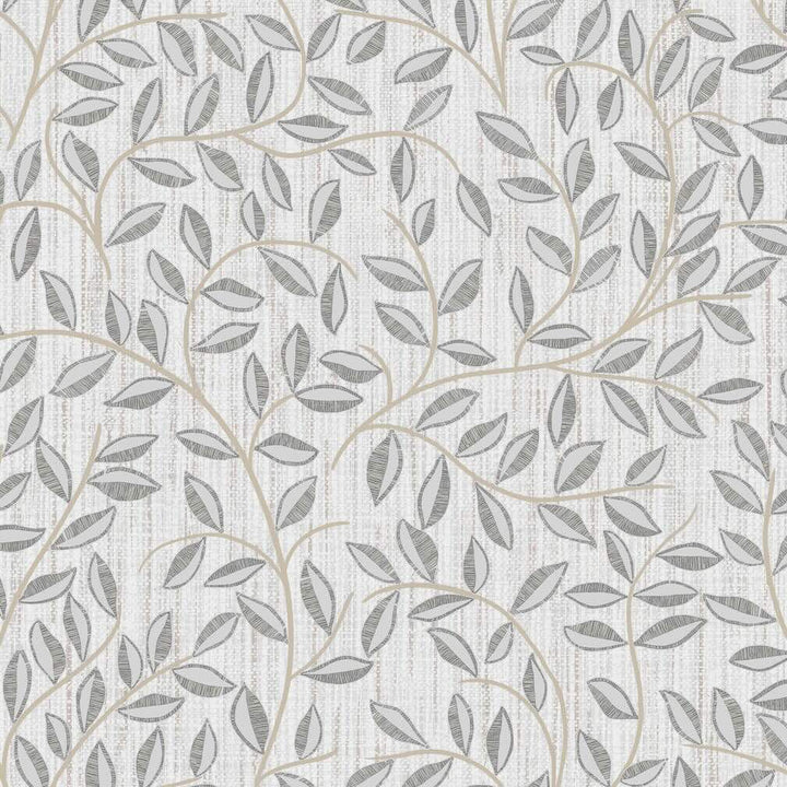 Superfresco Easy Linden Willow Leaf Mocha Wallpaper - 140047