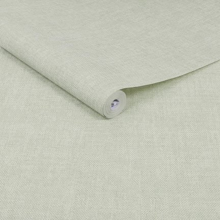 Plain Green Wallpaper Roll in a sage colour. Click for Plain Green Wallpaper Collection