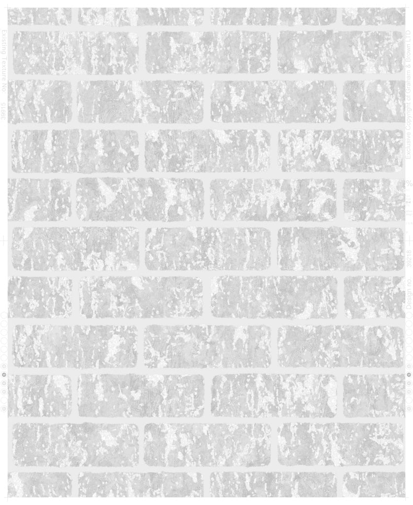 Superfresco Milan Brick Silver Wallpaper - 106523