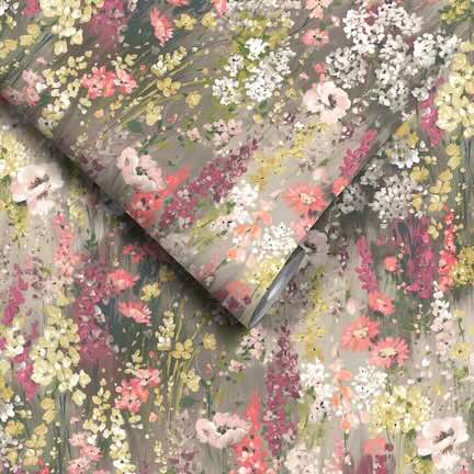 Brown Designer Wallpaper Collection - Image of Designer Floral wallpaper