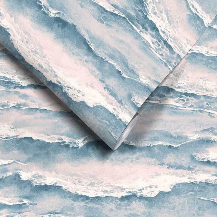 Woodchip & Magnolia Ebb & Flow Sea Sunset Wallpaper - WM-457-03