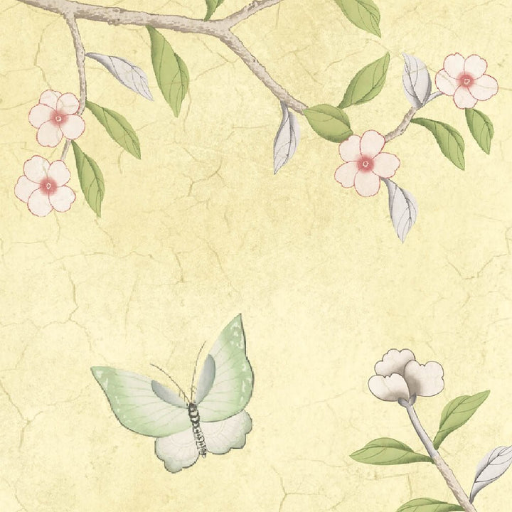 Woodchip & Magnolia Onism Lemon Wallpaper - WM-454-11-6P