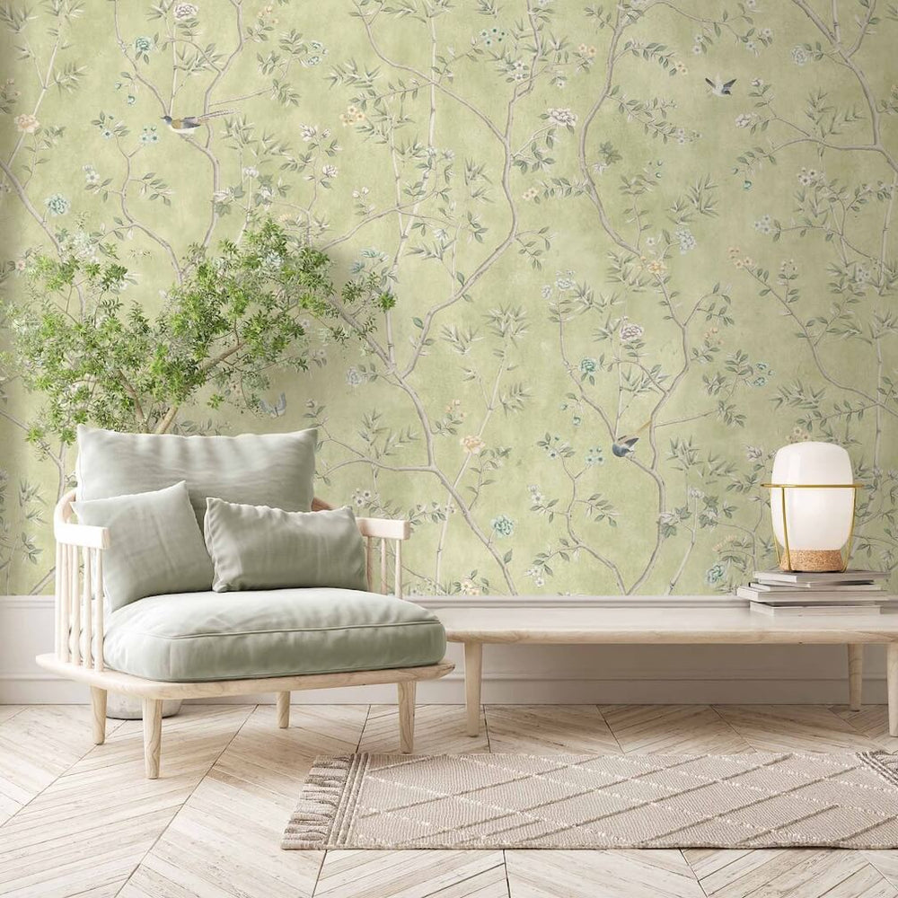 Woodchip & Magnolia Onism Olive Green Wallpaper - WM-454-07-6P