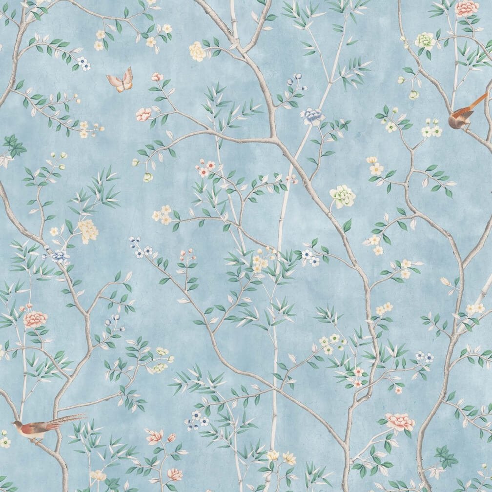 Woodchip & Magnolia Onism Sky Blue Wallpaper - WM-454-08-6P