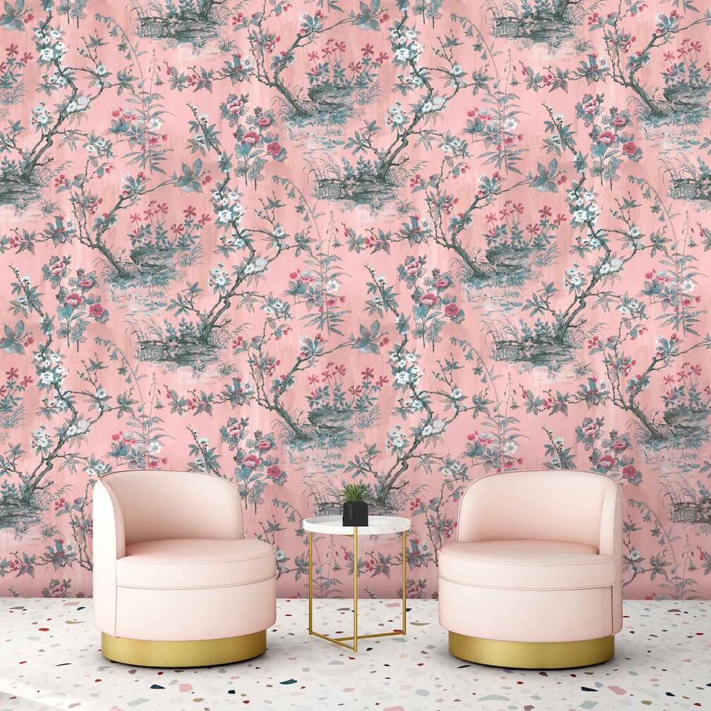 Woodchip & Magnolia Rivington Blush Pink Wallpaper - WM-126-03