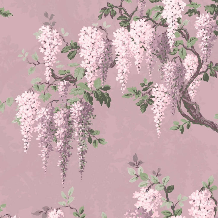 Woodchip & Magnolia Wisteria in Deep Lavender Wallpaper - WM-221