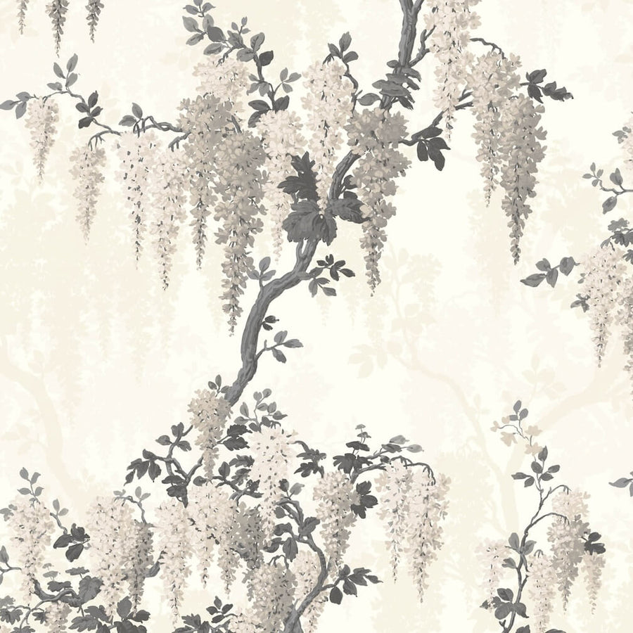 Woodchip & Magnolia Wisteria in Taupe Wallpaper - WM-333-02R