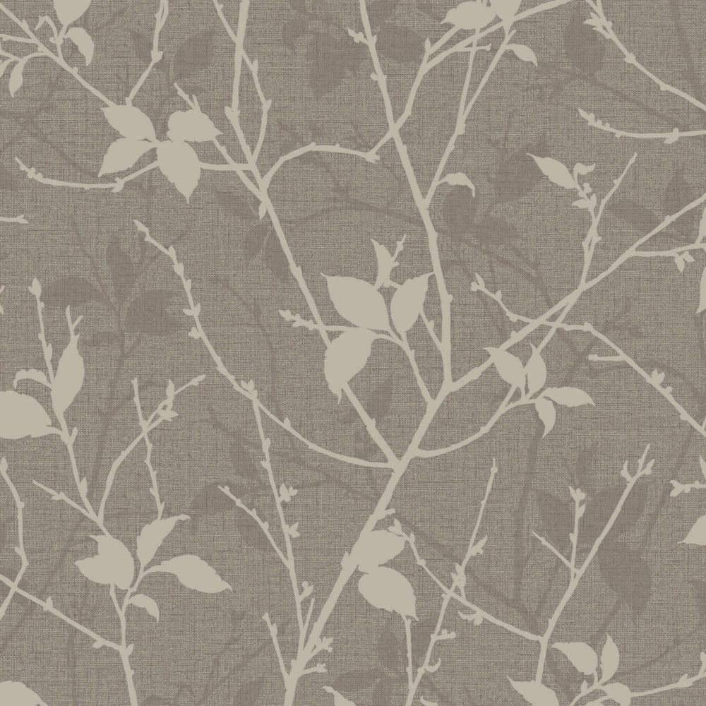 122434-Graham & Brown-Belle Taupe & Gold Wallpaper-Decor Warehouse