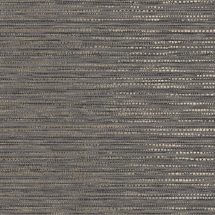 122436-Graham & Brown-Chunky Horizontal Weave Charcoal Wallpaper-Decor Warehouse