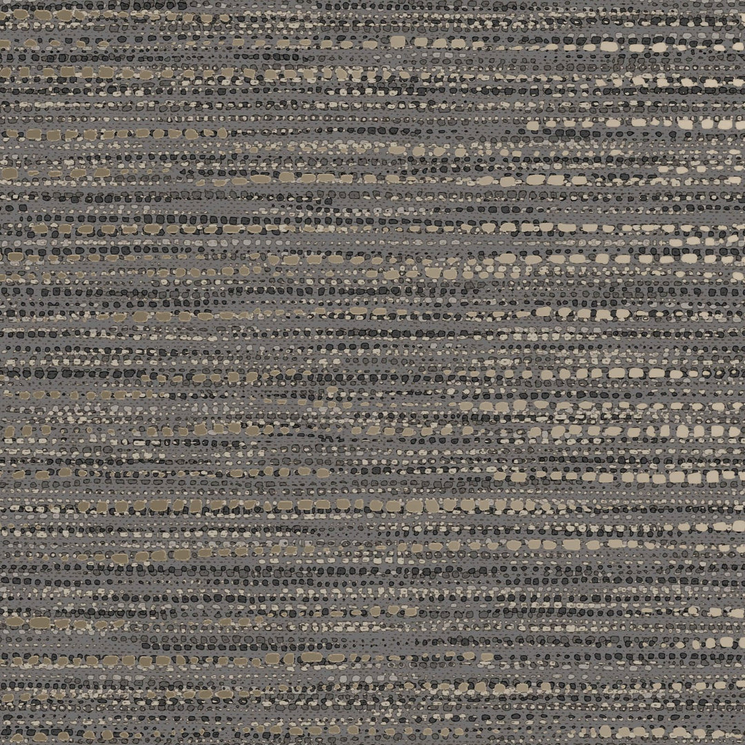 122436-Graham & Brown-Chunky Horizontal Weave Charcoal Wallpaper-Decor Warehouse