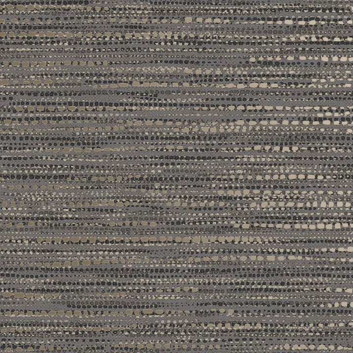122436-Graham & Brown-Chunky Horizontal Weave Charcoal Wallpaper-Decor Warehouse