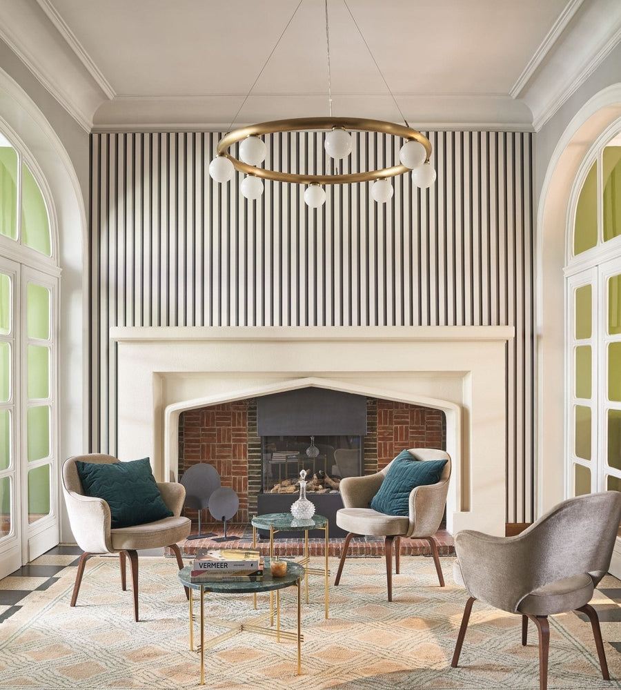 Casadeco Derby Country Club - Noir Naturel Wallpaper - DERB89329286