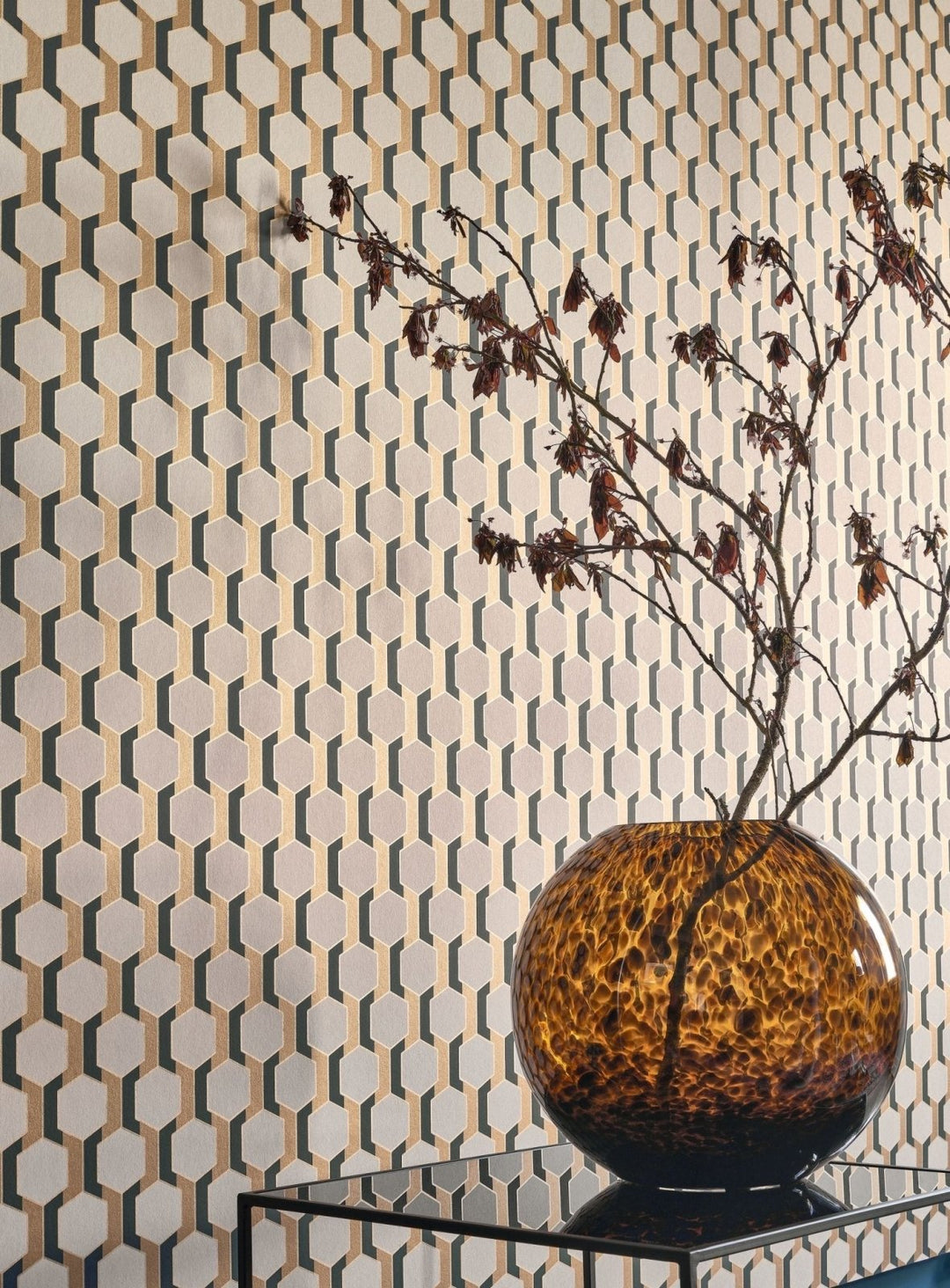 - Casadeco Derby Hamilton - Mordore Wallpaper - DERB89302640 - Decor Warehouse