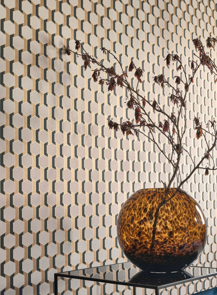 - Casadeco Derby Hamilton - Mordore Wallpaper - DERB89302640 - Decor Warehouse