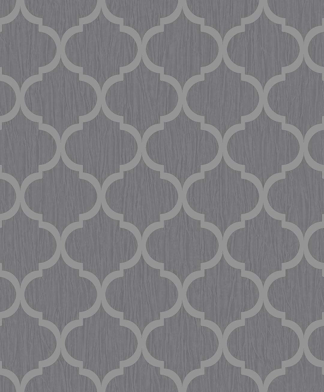 - Crystal Trellis Wallpaper - Grey / Silver - 8897 - Decor Warehouse