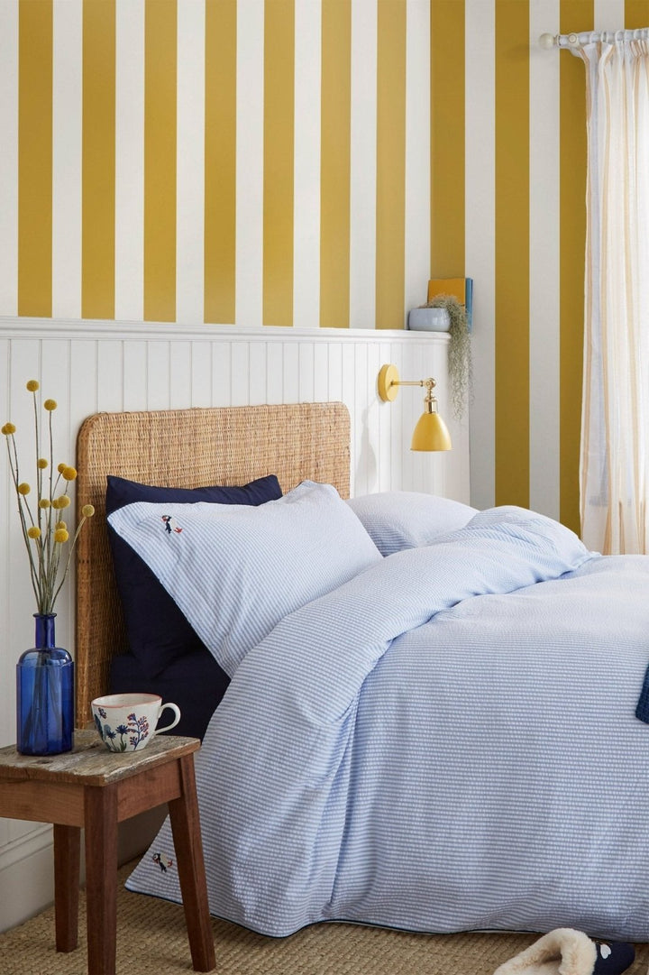 118549-Graham & Brown-Joules Harborough Stripe Antique Gold Wallpaper-Decor Warehouse