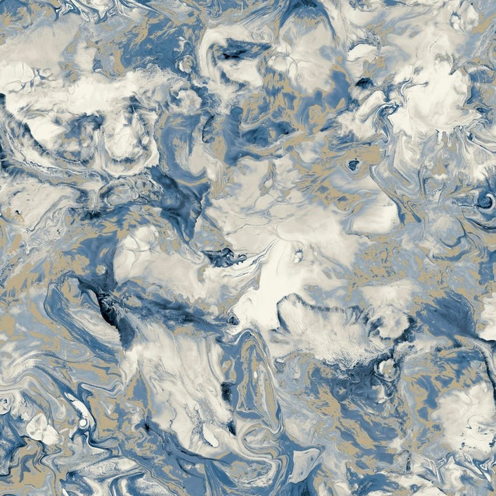 166504-Muriva-Muriva Elixir Blue Marble Wallpaper-Decor Warehouse