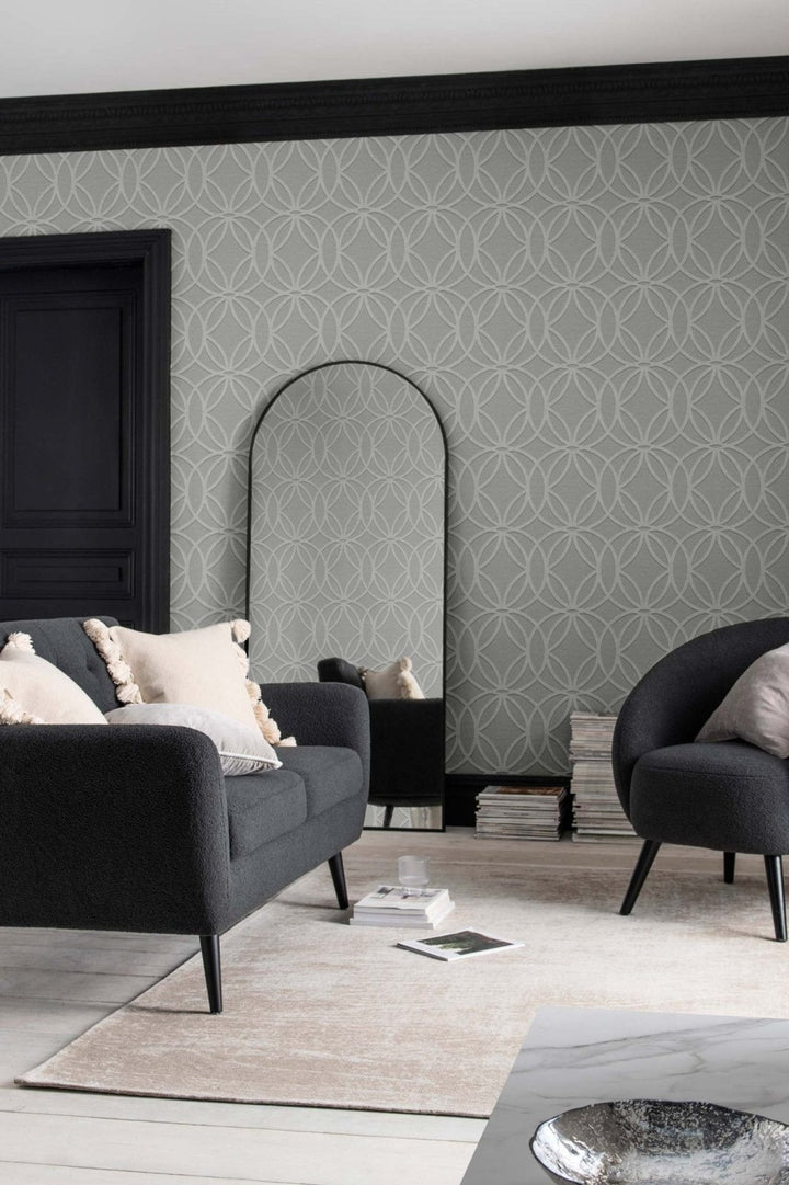 119288-Graham & Brown-Next - Luxe Eclipse Grey Wallpaper-Decor Warehouse