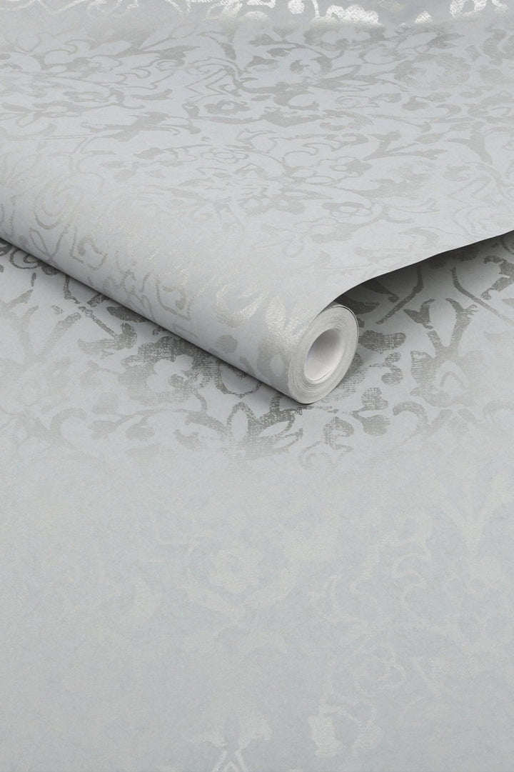 118293-Graham & Brown-Next - Majestic Damask Grey Wallpaper-Decor Warehouse