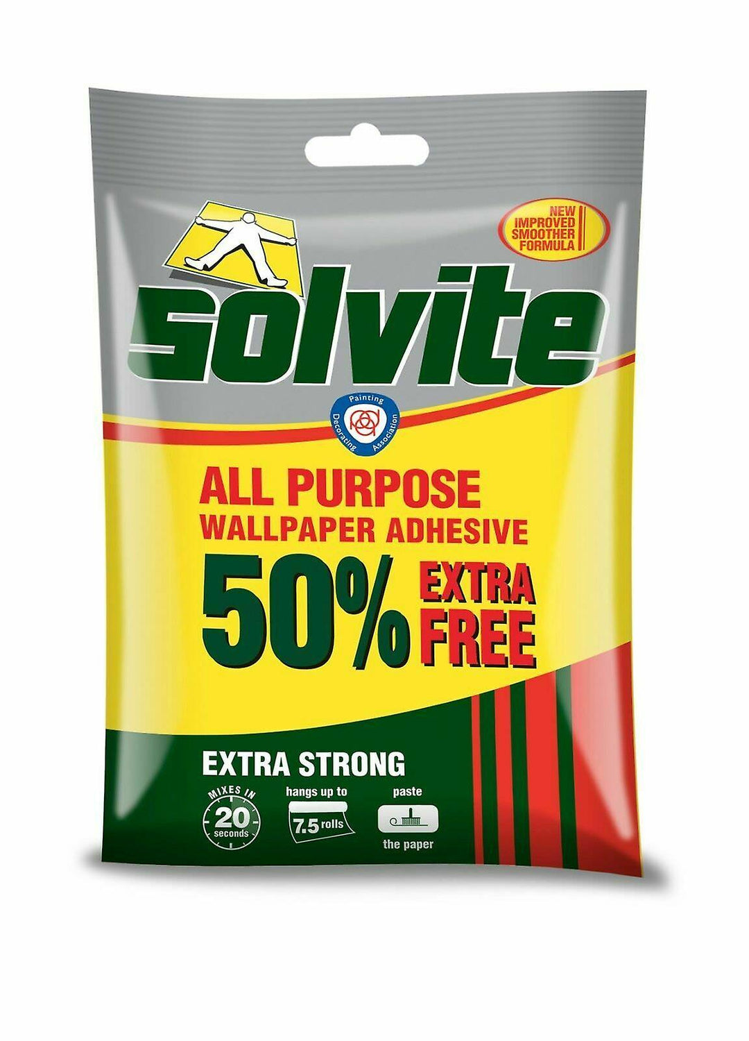 5010305104292-Solvite-Solvite All purpose Wallpaper Adhesive - 7.5 Rolls-Decor Warehouse