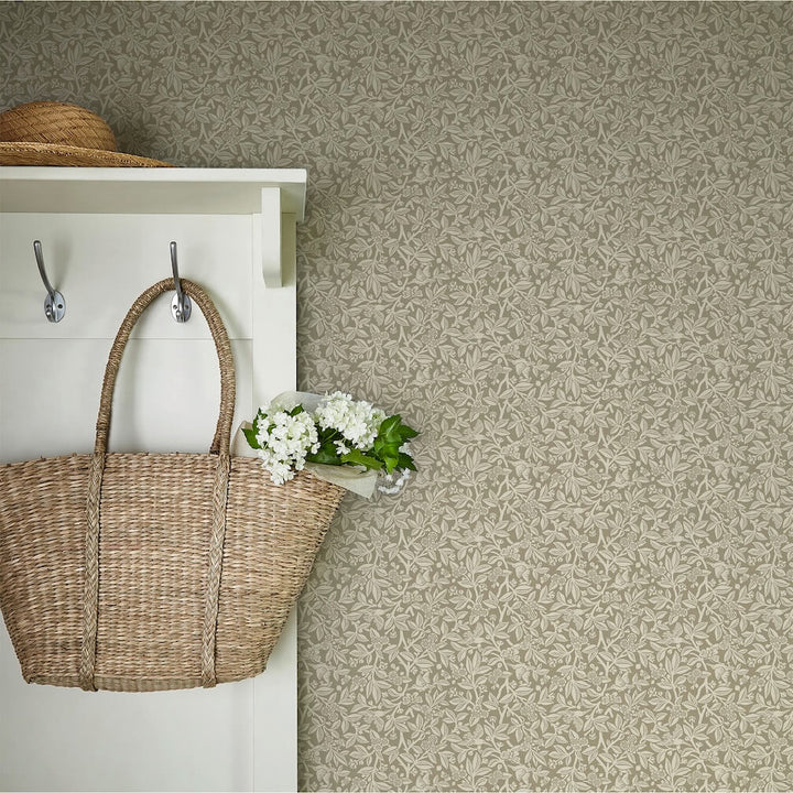 Laura Ashley Nutgrove Lichen Wallpaper
