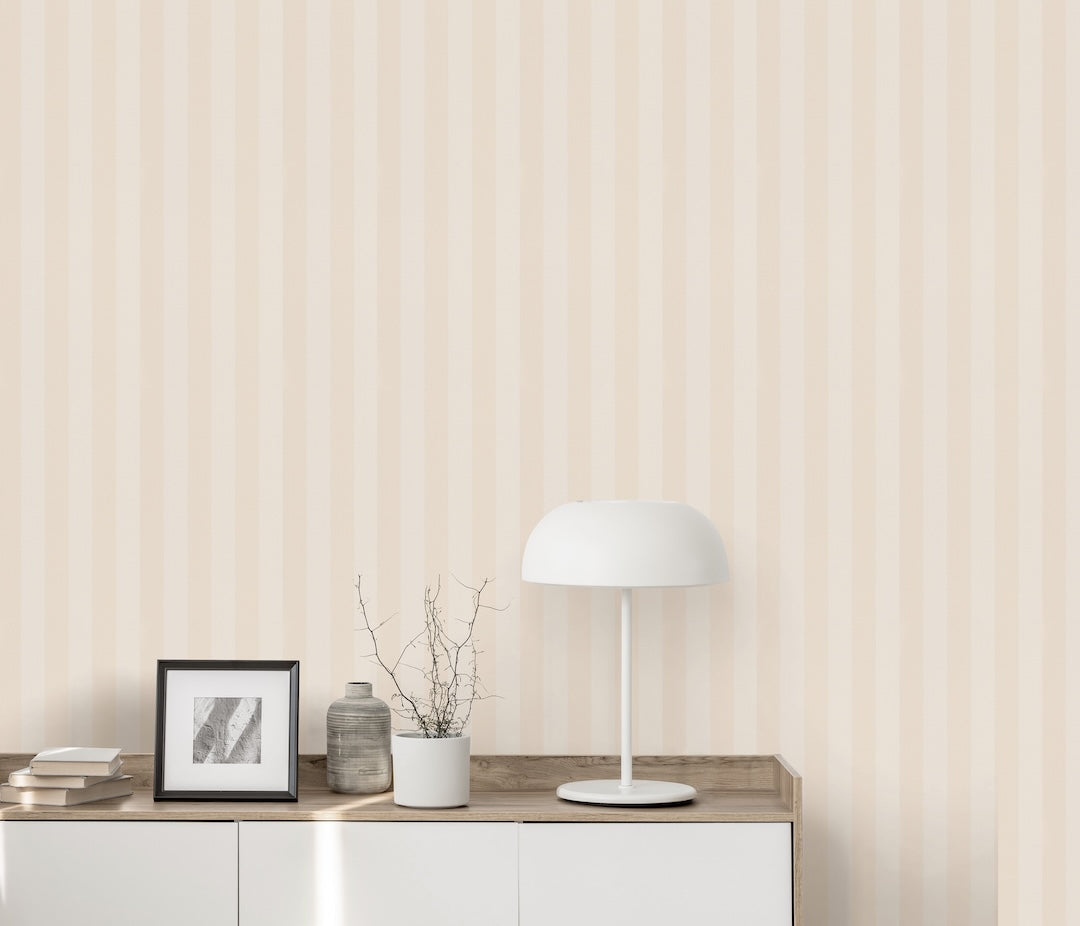 Erismann Heritage Stripe Natural Wallpaper