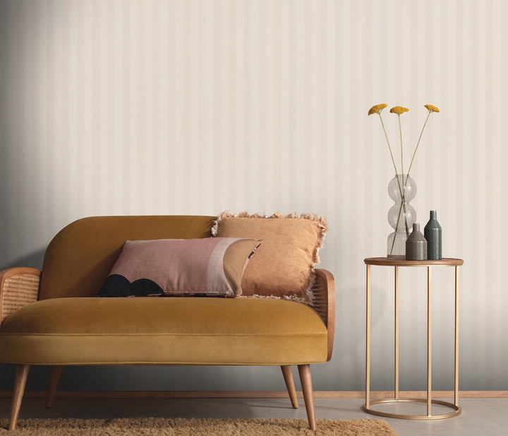 Erismann Heritage Stripe Natural Wallpaper