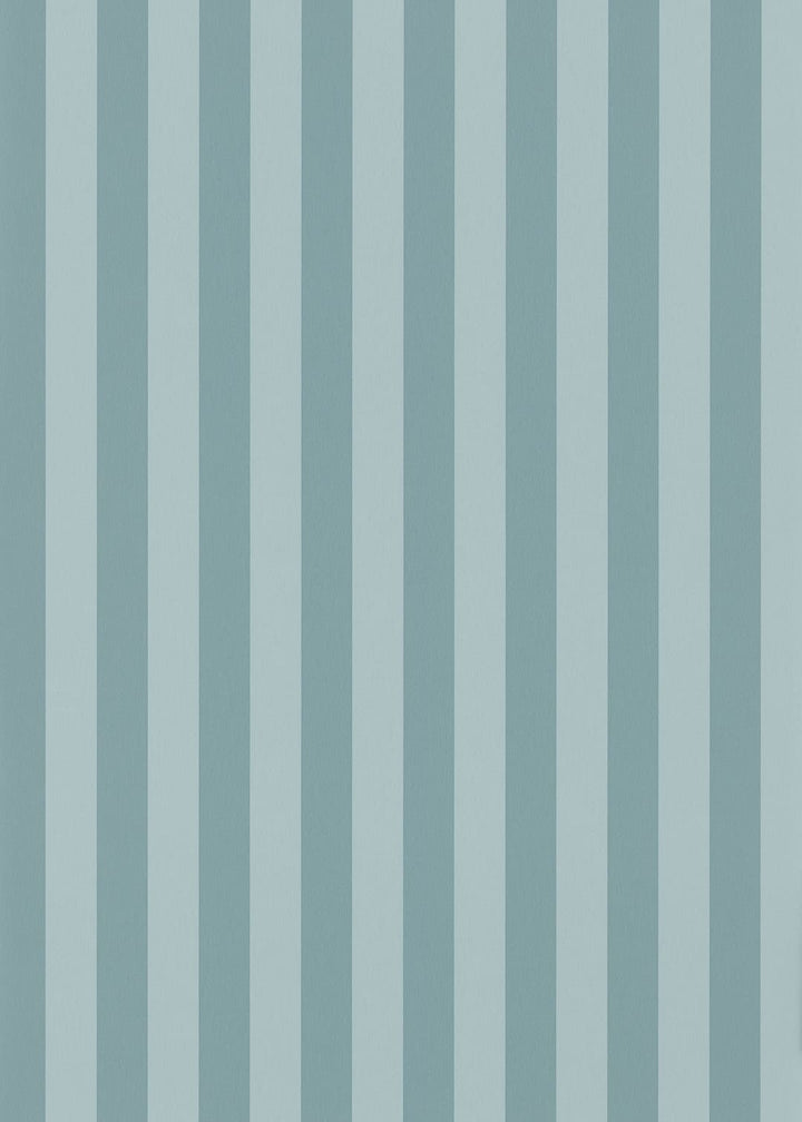 Erismann Heritage Stripe Duck Egg Wallpaper